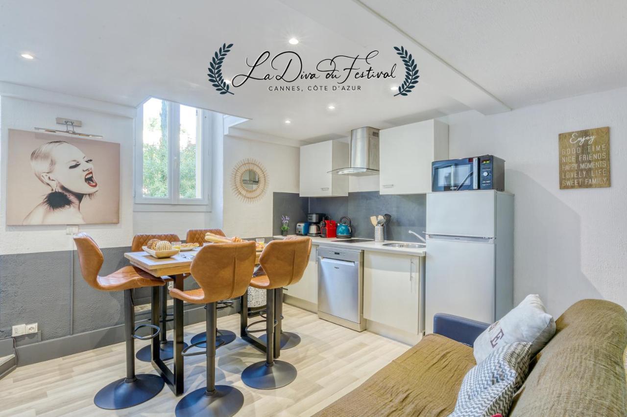 La Diva Du Festival - 10 Mn A Pied Palais & Plages - Cosy & Calme - Clim - Wifi Cannes Exterior photo
