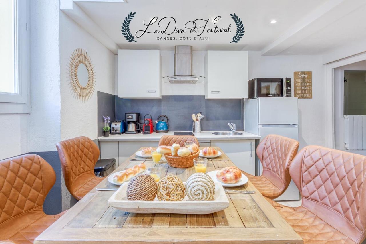 La Diva Du Festival - 10 Mn A Pied Palais & Plages - Cosy & Calme - Clim - Wifi Cannes Exterior photo